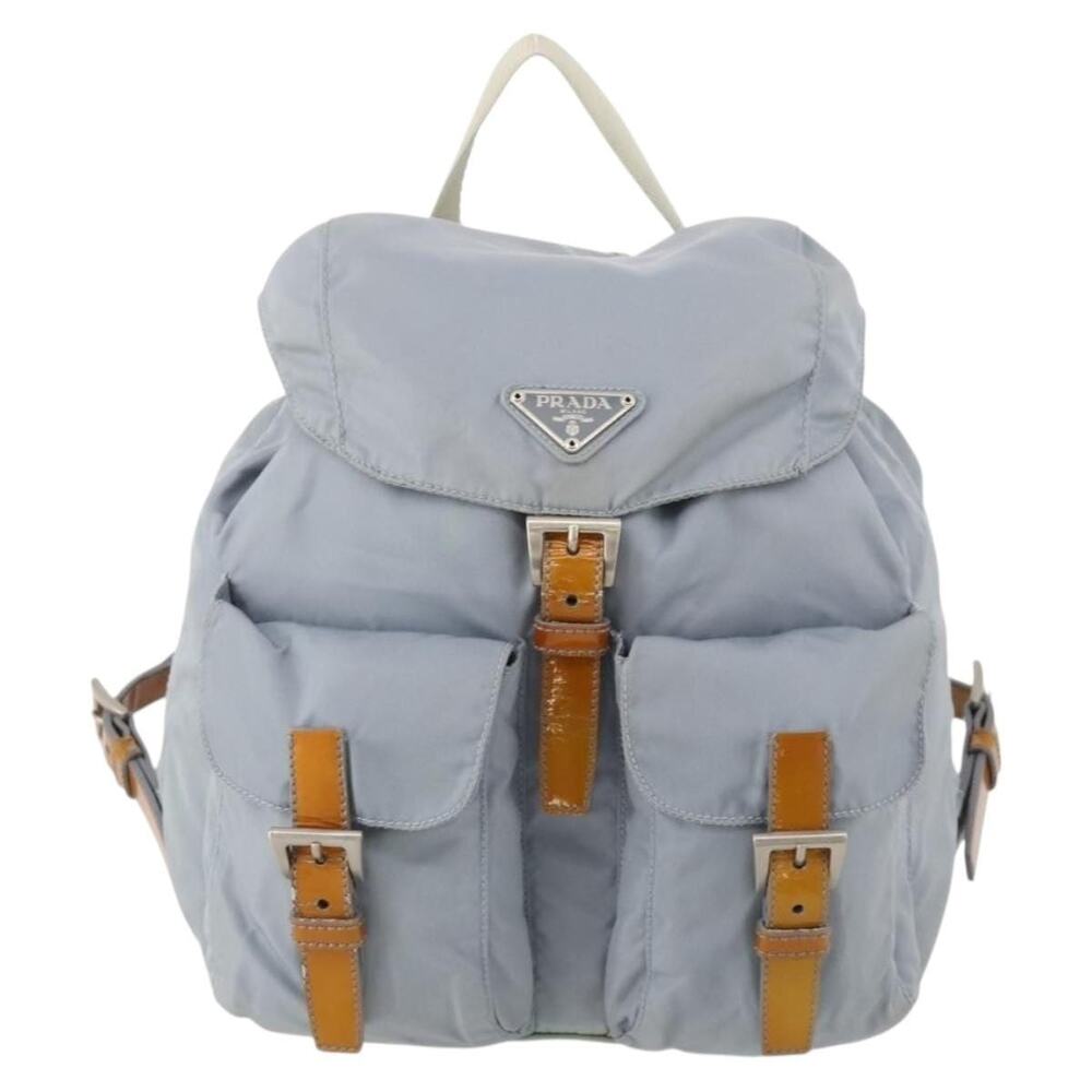 Prada Nylon Backpack Light Blue